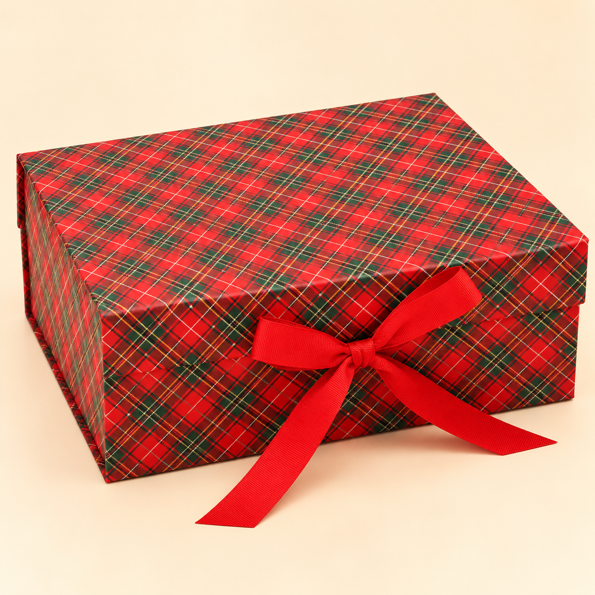 One example of a randomly supplied Christmas box; design may vary