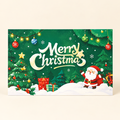 Example Christmas card. Design is chosen at random.